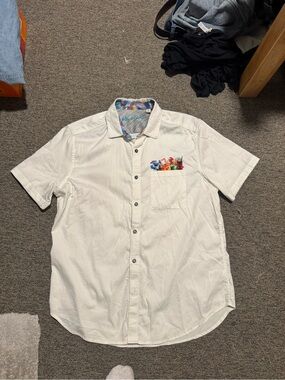 Robert Graham Tiki Bar Themed Button Down Size XL